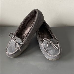 Vionic Ida Orthopedic Fur-Lined Moccasin Slippers
